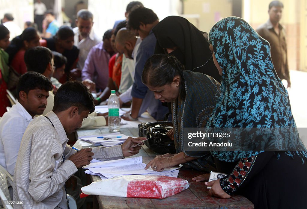 Maharashtra State Elections in Mumbai