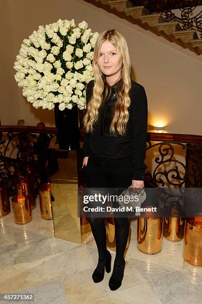 Sophie Kennedy Clark attends private reception hosted by Gucci & Frieze Masters in honour of the speakers at Frieze Masters Talks 2014 at Italian...