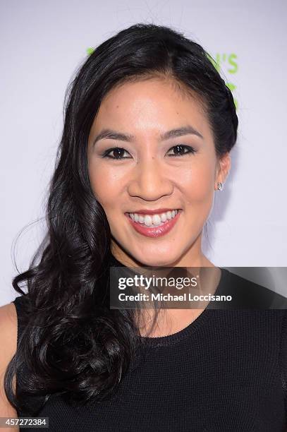 Figure Skater Michelle Kwan attends the Womens Sports Foundations 35th Annual Salute to Women In Sports awards, a celebration and a fundraiser to...