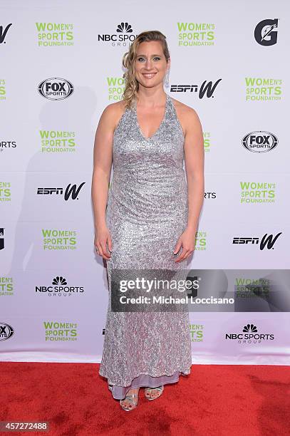 Ice Hockey player Angela Ruggiero attends the Womens Sports Foundations 35th Annual Salute to Women In Sports awards, a celebration and a...