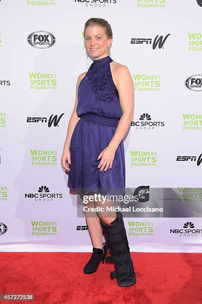 Speed skater Bridie Farrell attends the Womens Sports Foundations 35th Annual Salute to Women In Sports awards, a celebration and a fundraiser to...