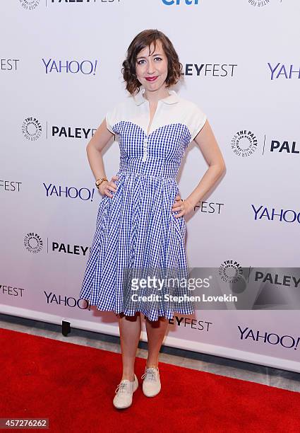 Actress Kristen Schaal attends The 2nd Annual Paleyfest New York Presents: "Bob's Burgers" at Paley Center For Media on October 15, 2014 in New York,...