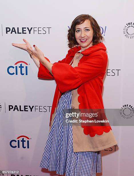 Actress Kristen Schaal attends The 2nd Annual Paleyfest New York Presents: "Bob's Burgers" at Paley Center For Media on October 15, 2014 in New York,...