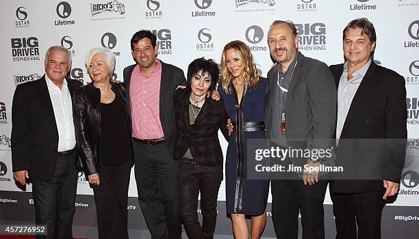 Executive Producer Jeffrey Hayes, actress Olympia Dukakis, executive vice president and general manager of Lifetime Rob Sharenow, singer/actress Joan...