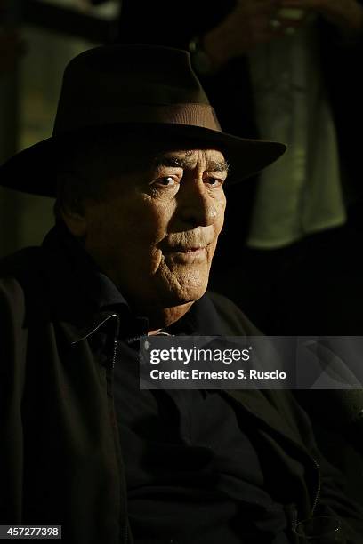 Director Bernardo Bertolucci attends the Cocktail Party during the 9th Rome Film Festival at Casa del Cinema on October 15, 2014 in Rome, Italy.