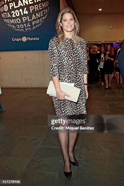 Cristina Valls-Taberner attends the '63th Premio Planeta' Literature Awards at the Palau de Congressos de Catalunya on October 15, 2014 in Barcelona,...