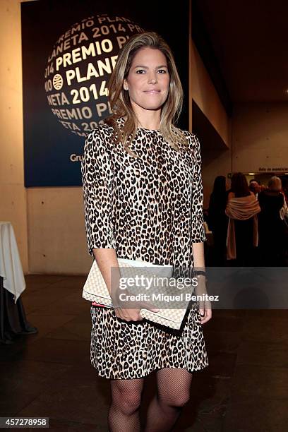 Cristina Valls-Taberner attends the '63th Premio Planeta' Literature Awards at the Palau de Congressos de Catalunya on October 15, 2014 in Barcelona,...