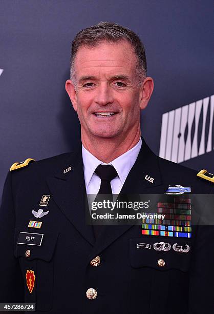 Colonel Walter E. Piatt attends the "Fury" Washington DC Premiere at The Newseum on October 15, 2014 in Washington, DC.