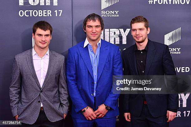 Alex Ovechkin attends the "Fury" Washington DC Premiere at The Newseum on October 15, 2014 in Washington, DC.