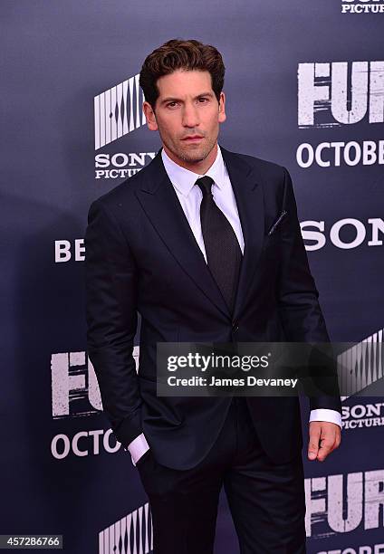 Jon Bernthal attends the "Fury" Washington DC Premiere at The Newseum on October 15, 2014 in Washington, DC.