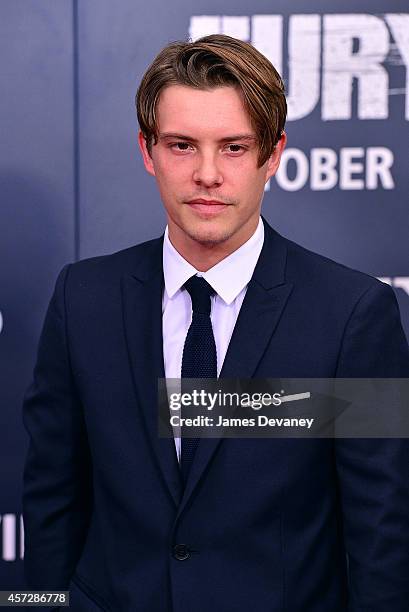 Xavier Samuel attends the "Fury" Washington DC Premiere at The Newseum on October 15, 2014 in Washington, DC.