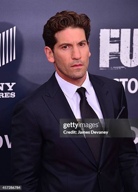Jon Bernthal attends the "Fury" Washington DC Premiere at The Newseum on October 15, 2014 in Washington, DC.