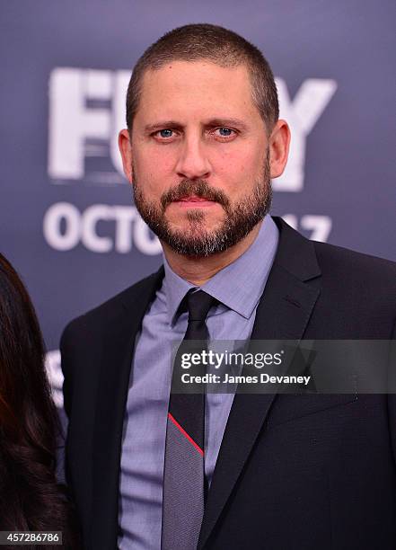 David Ayer attends the "Fury" Washington DC Premiere at The Newseum on October 15, 2014 in Washington, DC.