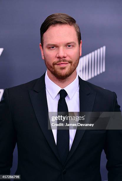 Jim Parrack attends the "Fury" Washington DC Premiere at The Newseum on October 15, 2014 in Washington, DC.