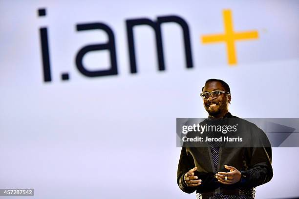 Will.i.am announces the launch of i.amPULS at Dreamforce 2014 on October 15, 2014 in San Francisco, California.