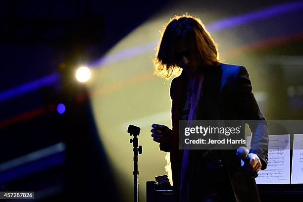 Yoshiki attends the launch of i.amPULS at Dreamforce 2014 on October 15, 2014 in San Francisco, California.