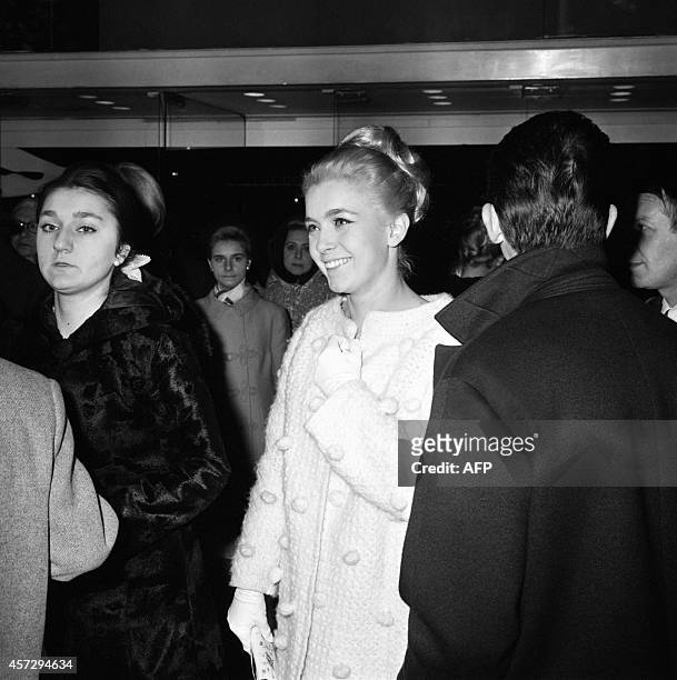 Picture taken in 1964, shows French actress Marie Dubois, born Claudine Lucie Pauline Huze, who died on October 15, 2014 in Pau at the age of 77. AFP...