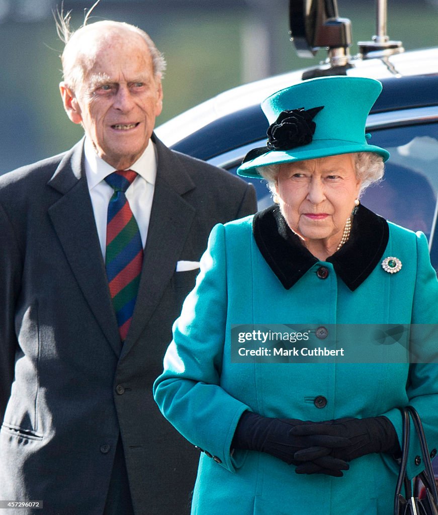 The Queen And Duke Of Edinburgh Visit The Tower Of London