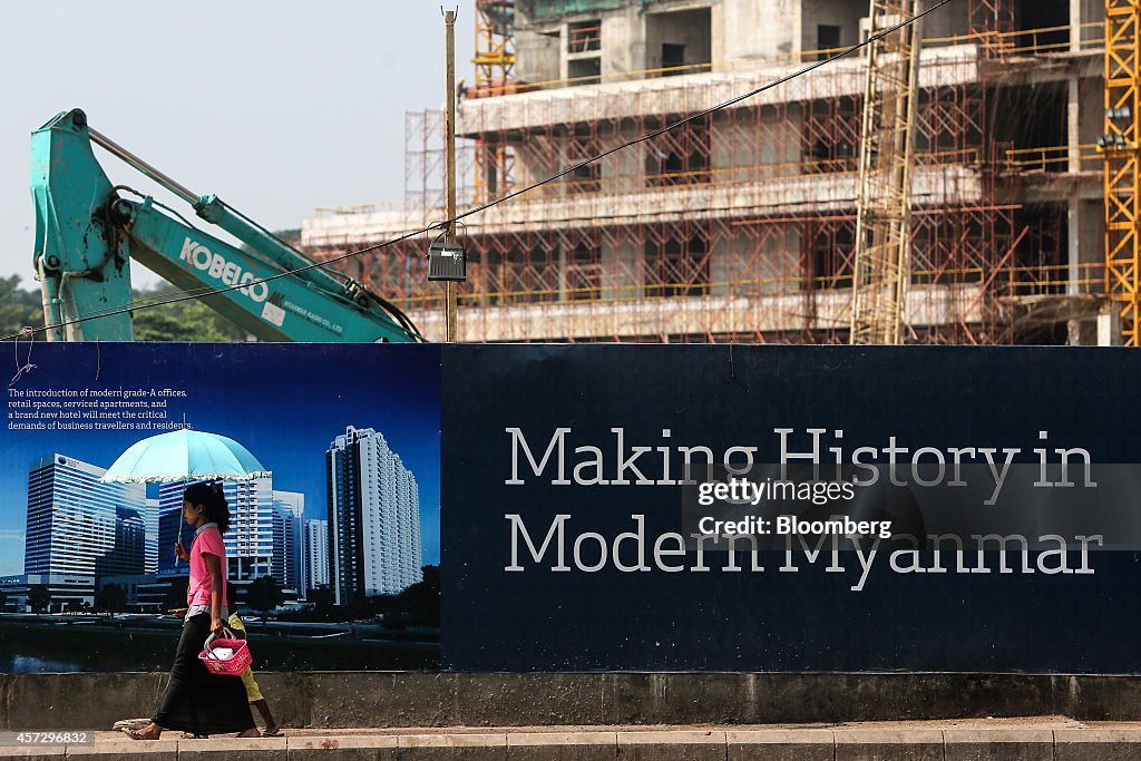General Images of Yangon Economy As IMF Says Myanmar Economy to Grow More Than 8% Annually