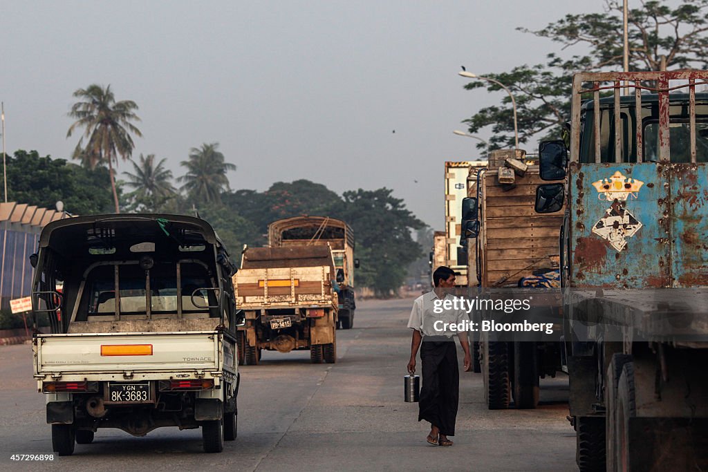 General Images of Yangon Economy As IMF Says Myanmar Economy to Grow More Than 8% Annually