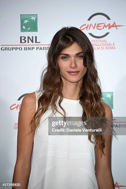 Elisa Sednaoui attends the 'Soap Opera' Photocall during The 9th Rome Film Festival at the Auditorium Parco Della Musica on October 16, 2014 in Rome,...