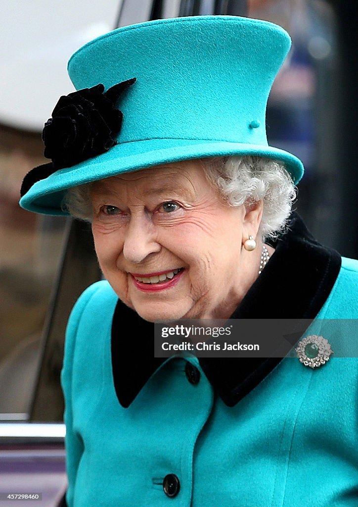 The Queen And Duke Of Edinburgh Visit The Tower Of London