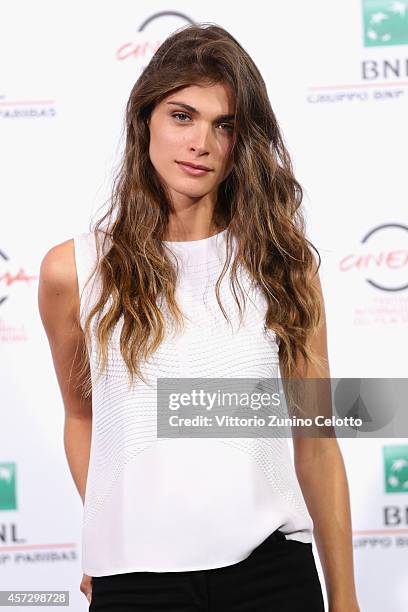 Elisa Sednaoui attends the 'Soap Opera' Photocall during The 9th Rome Film Festival at the Auditorium Parco Della Musica on October 16, 2014 in Rome,...