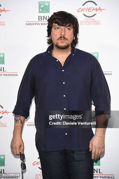 Ricky Memphis attends the 'Soap Opera' Photocall during The 9th Rome Film Festival at the Auditorium Parco Della Musica on October 16, 2014 in Rome,...