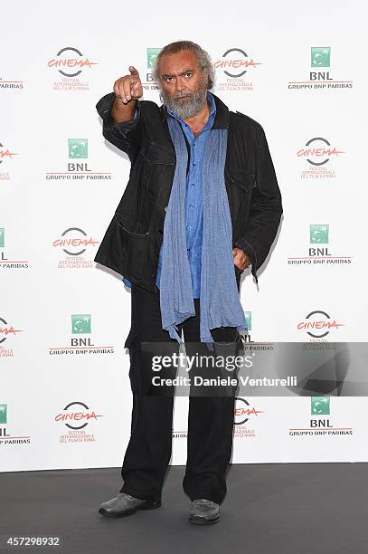Diego Abatantuono attends the 'Soap Opera' Photocall during The 9th Rome Film Festival at the Auditorium Parco Della Musica on October 16, 2014 in...