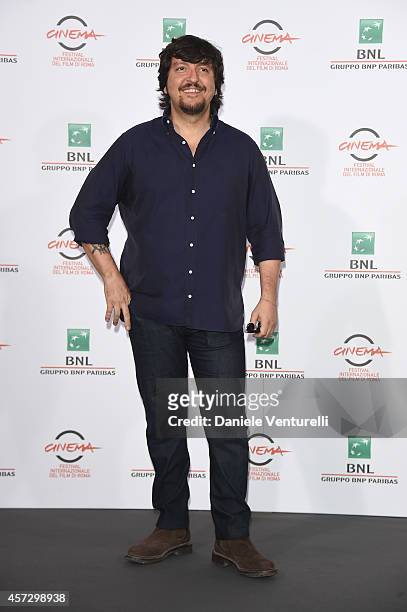 Ricky Memphis attends the 'Soap Opera' Photocall during The 9th Rome Film Festival at the Auditorium Parco Della Musica on October 16, 2014 in Rome,...