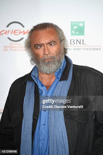 Diego Abatantuono attends the 'Soap Opera' Photocall during The 9th Rome Film Festival at the Auditorium Parco Della Musica on October 16, 2014 in...