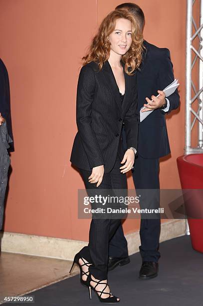 Cristiana Capotondi attends the 'Soap Opera' Photocall during The 9th Rome Film Festival at the Auditorium Parco Della Musica on October 16, 2014 in...