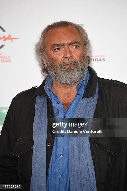 Diego Abatantuono attends the 'Soap Opera' Photocall during The 9th Rome Film Festival at the Auditorium Parco Della Musica on October 16, 2014 in...