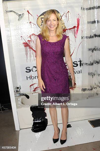 Actress Cathryn de Prume arrives for ScreamFest 2014 "See No Evil 2" Screening held at TCL Chinese 6 Theatres on October 15, 2014 in Hollywood,...