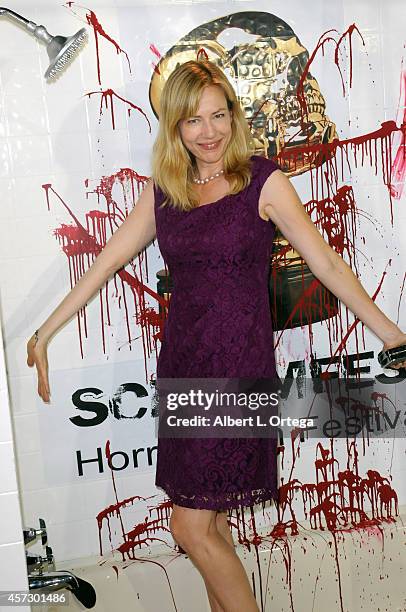 Actress Cathryn de Prume arrives for ScreamFest 2014 "See No Evil 2" Screening held at TCL Chinese 6 Theatres on October 15, 2014 in Hollywood,...