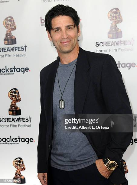 Actor Russ Russo arrives for ScreamFest 2014 "See No Evil 2" Screening held at TCL Chinese 6 Theatres on October 15, 2014 in Hollywood, California.