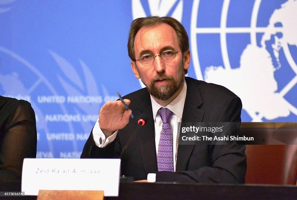 U.N. High Commissioner for Human Rights Zeid Raad al-Hussein Press Conference