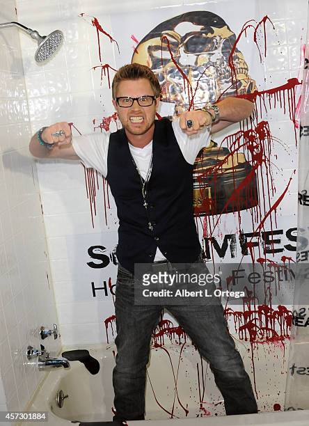Actor Kaj - Erik Eriksen arrives for ScreamFest 2014 "See No Evil 2" Screening held at TCL Chinese 6 Theatres on October 15, 2014 in Hollywood,...