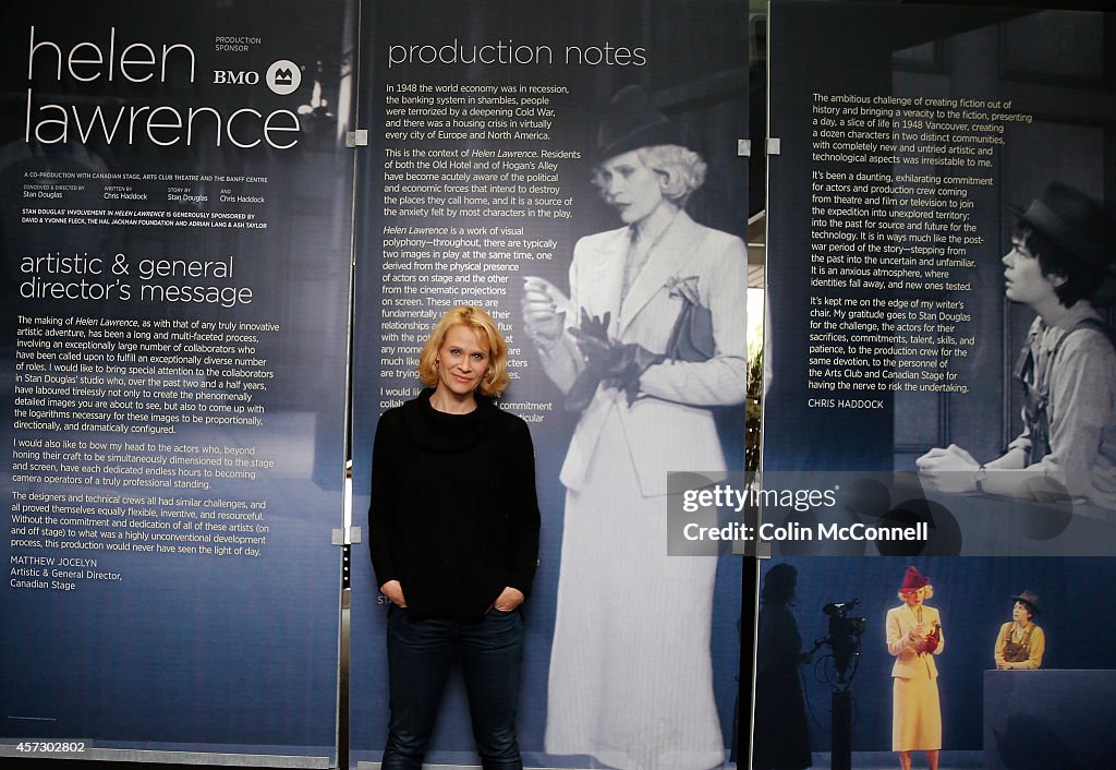 Actress Lisa Ryder who is the star of Canadian Stage s Helen Lawrence ...