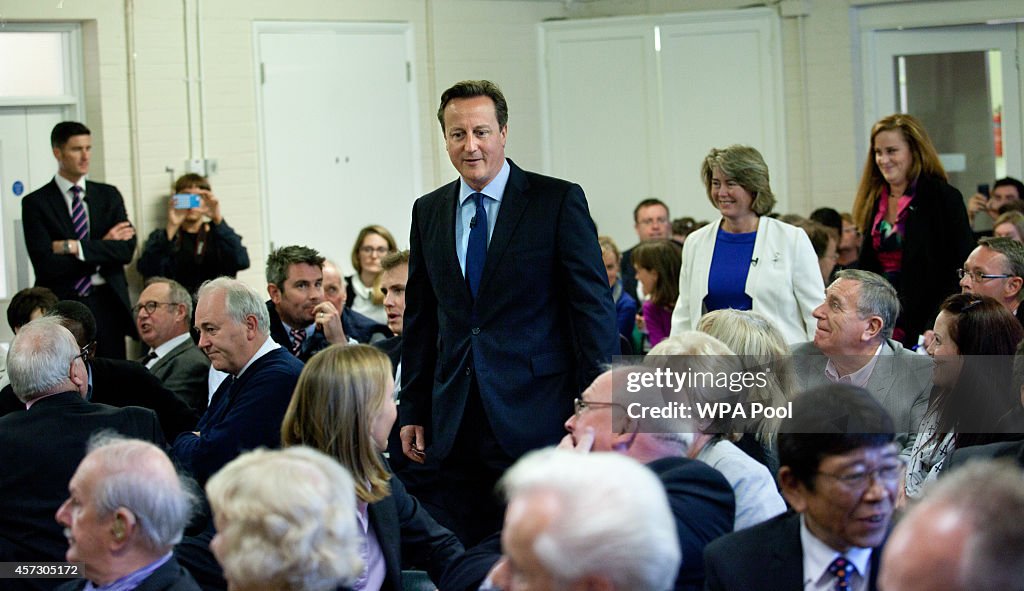 Prime Minister David Cameron Campaigns In Rochester And Strood
