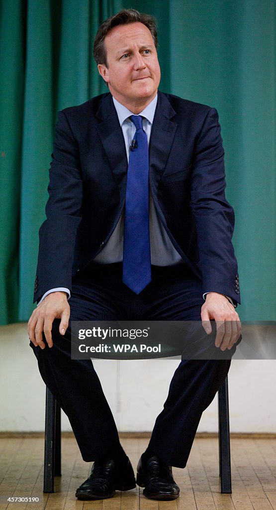 Prime Minister David Cameron Campaigns In Rochester And Strood
