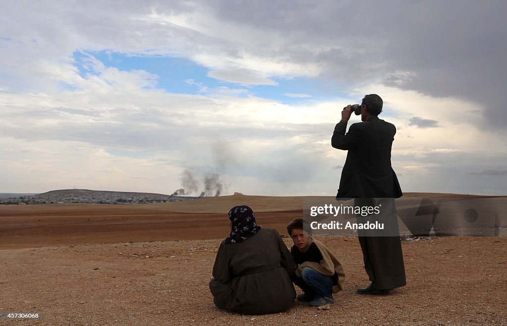 Clashes between ISIL and Syrian Kurdish armed groups in Ayn al-Arab