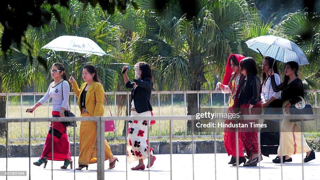 Congress Vice-President Rahul Gandhi Visits Punjab University Campus