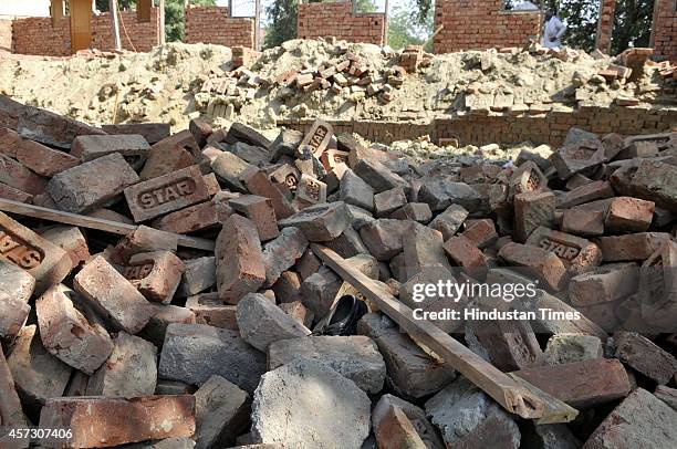 At least one student killed and 23 school children received injuries when an under construction wall of a building collapsed on them, at Barola...