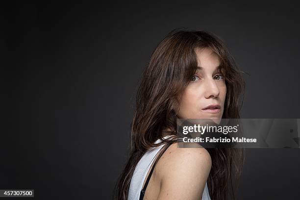 Actress Charlotte Gainsbourg is photographed for Studio Cine Live on September 7, 2014 in Toronto, Canada.