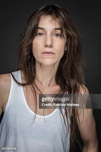 Actress Charlotte Gainsbourg is photographed for Studio Cine Live on September 7, 2014 in Toronto, Canada.