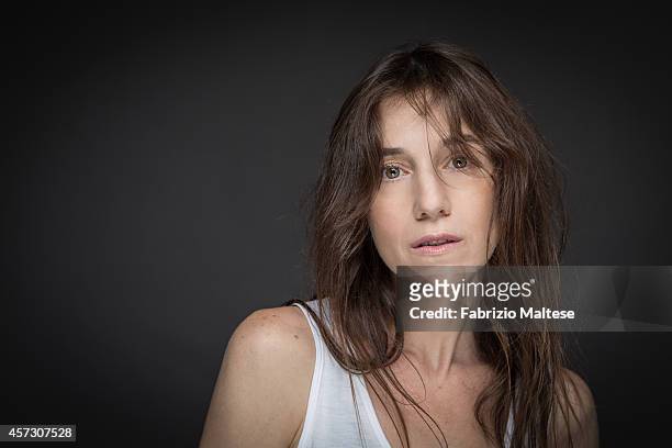 Actress Charlotte Gainsbourg is photographed for Studio Cine Live on September 7, 2014 in Toronto, Canada.