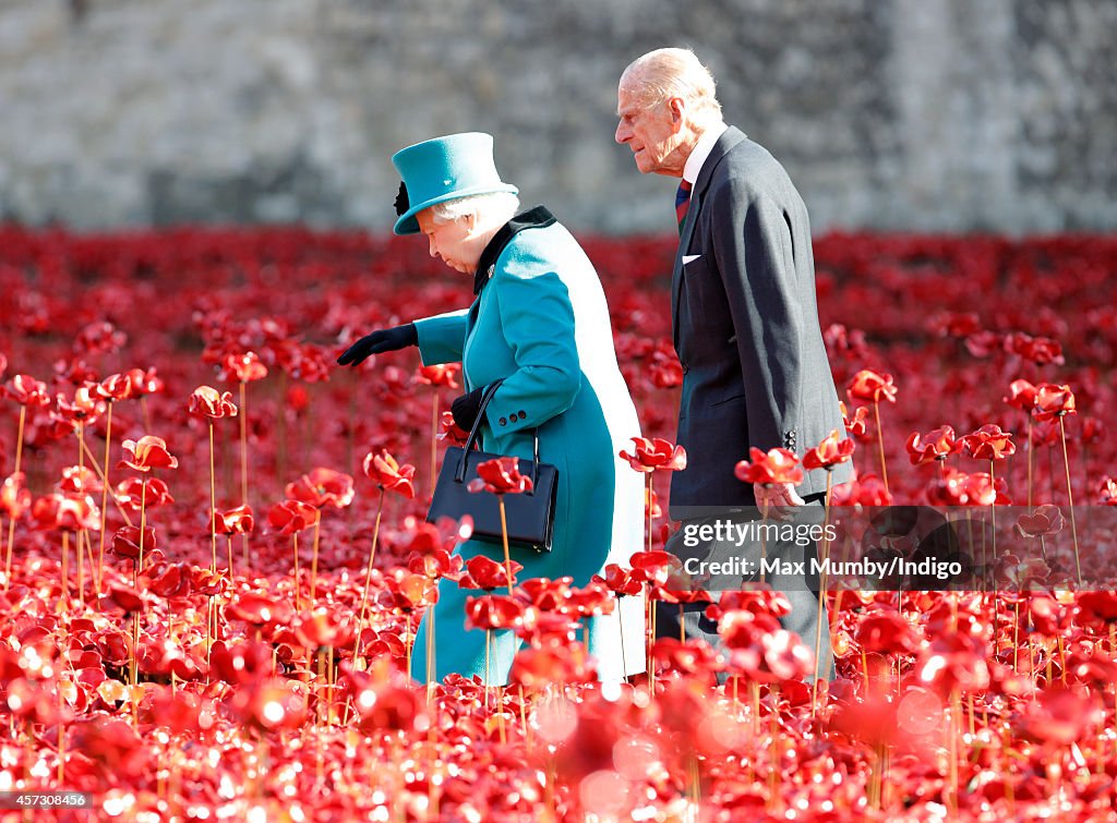 The Queen And Duke Of Edinburgh Visit The Tower Of London