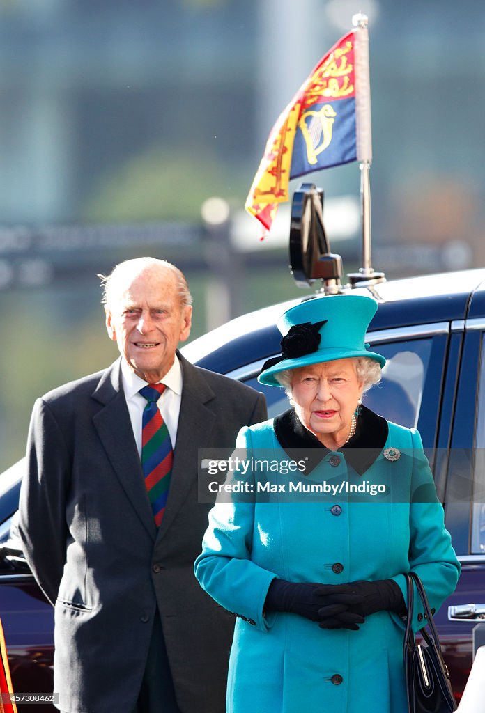 The Queen And Duke Of Edinburgh Visit The Tower Of London