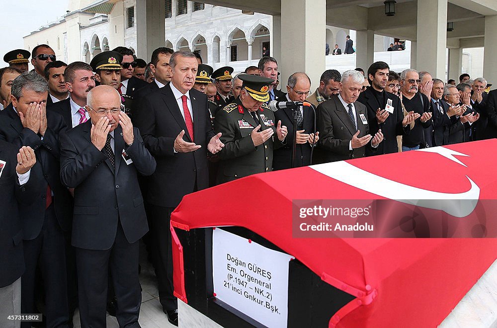 Funeral ceremony of Turkey's former army commander Dogan Gures